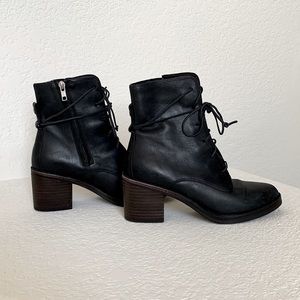 Black UGG Lace-Up Boots